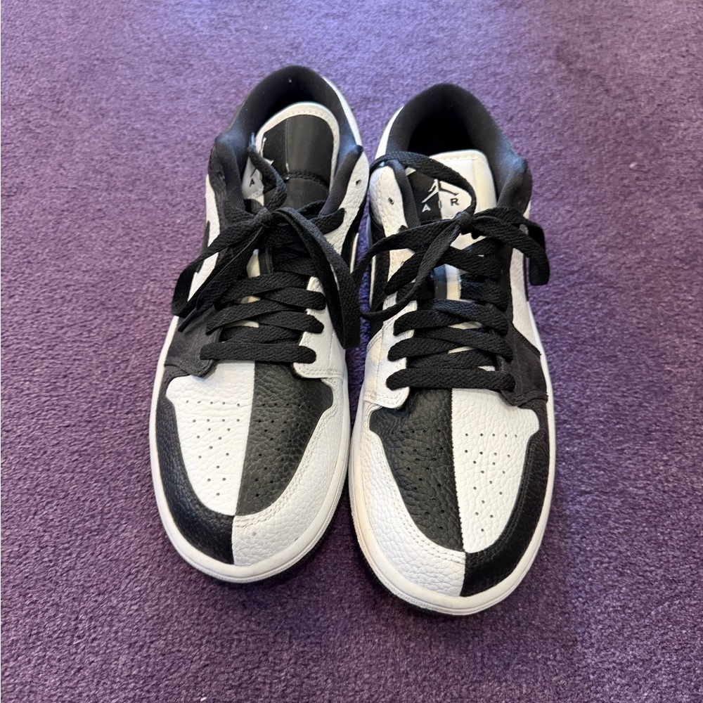 Jordan Black and White Women's Sneakers